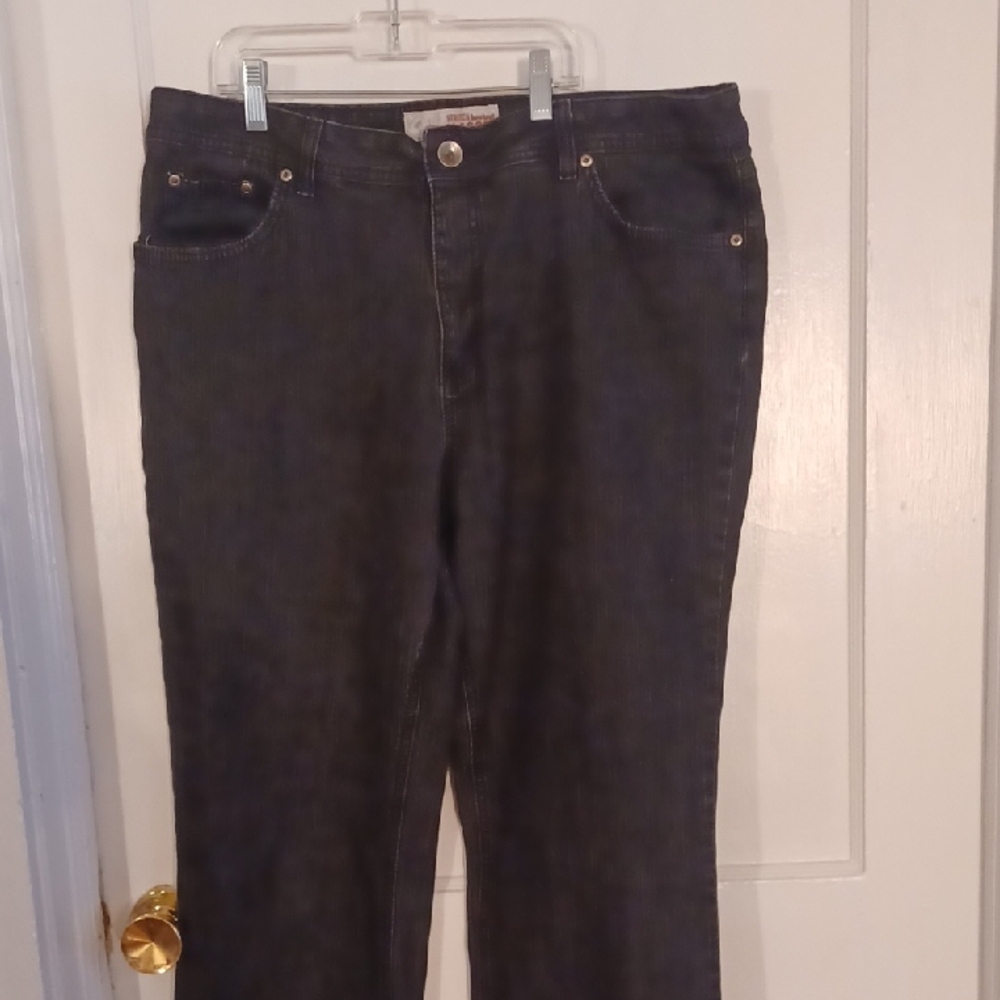 Faded Glory Women's Boot Cut Jeans - Black Size 16 Tall